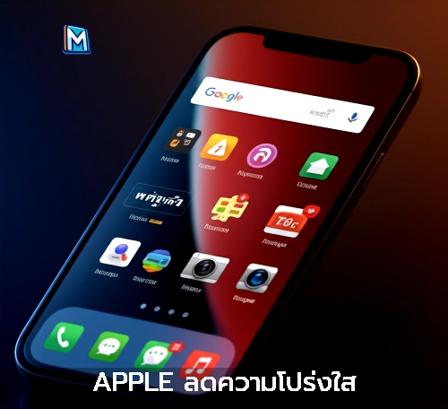 APPLE ลดความโปร่งใส