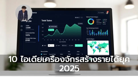10 ไอเดียเครื่องจักรสร้างรายได้ยุค 2025
