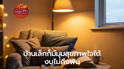 บ้านเล็กก็มีมุมสุขภาพใจได้ งบไม่ถึงพัน