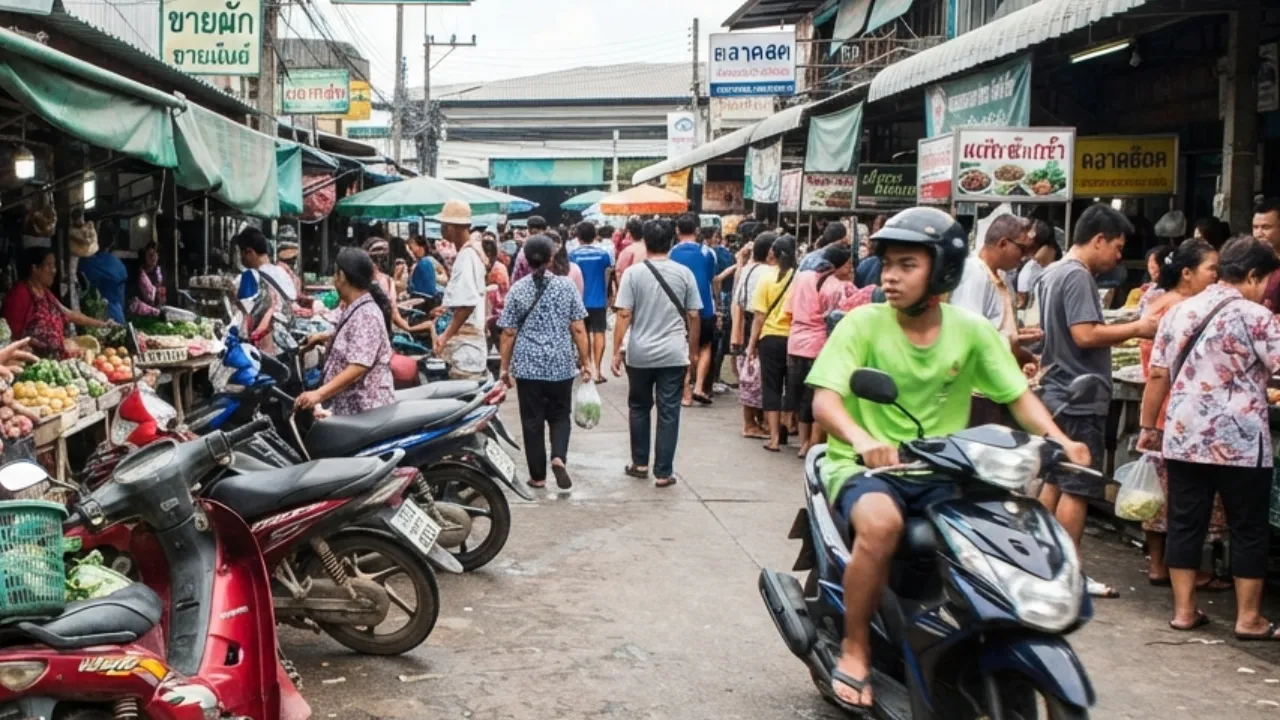 ด่วน! เด็กหนีสถานพินิจ ขโมยรถแม่ค้าตลาดสด หนีทางถนนชยางกูร