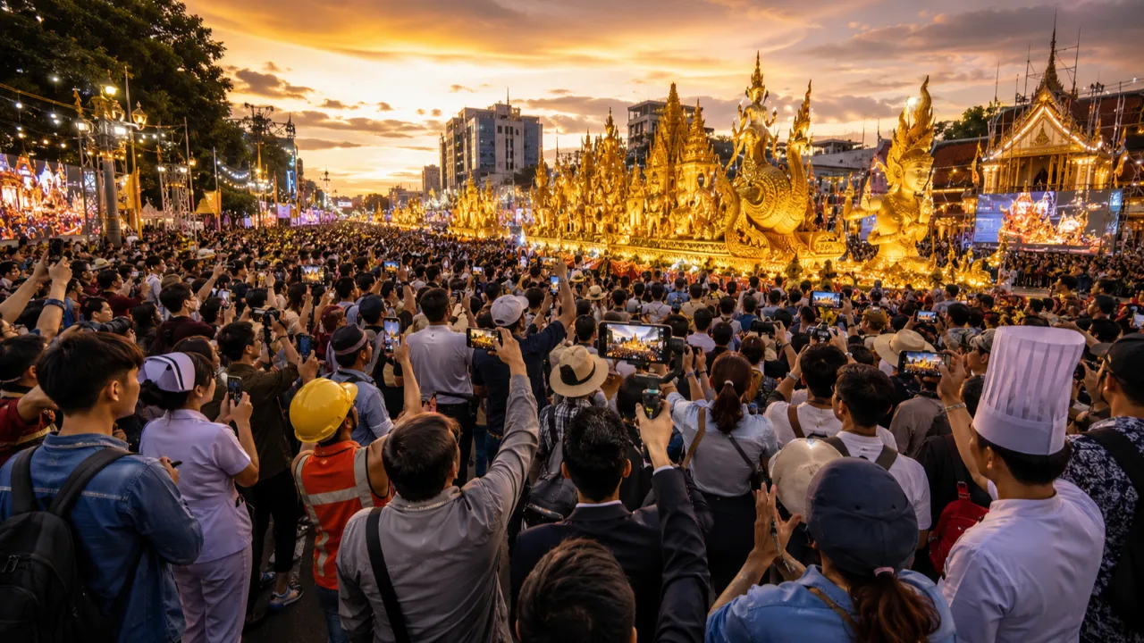 แฟนเพจที่นี่อุบลฯ  เชิญกองทัพครีเอเตอร์อุบลฯ  ประกาศให้โลกรู้ว่าแห่เทียนสุดยิ่งใหญ่