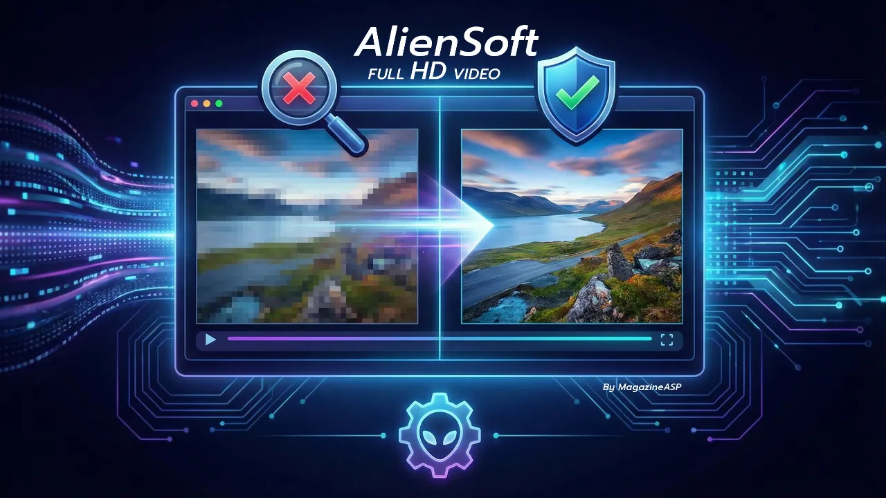 AlienSoft Enhancer อัปสเกลวิดีโอแนวตั้ง HD