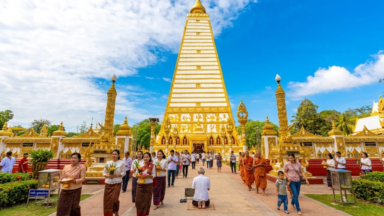 เปิดตำนาน "วัดพระธาตุหนองบัว" ศรัทธายิ่งใหญ่ไร้พันธนาการ มรดกงดงามแห่งเมืองอุบลฯ