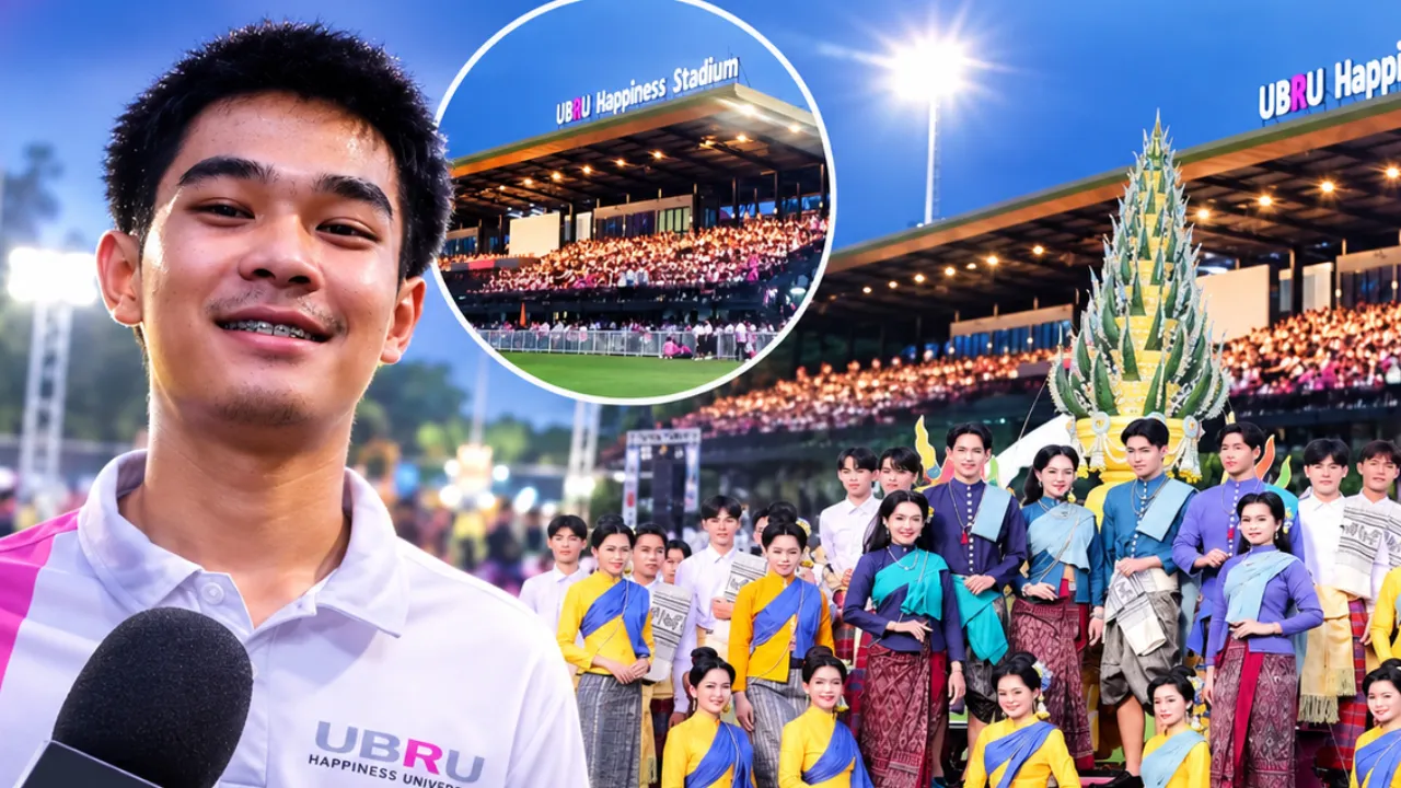 Thumbnail ของ ราชภัฏอุบลฯ จัดบายศรี ต้อนรับเฟรชชี่ปี ๖๙ ยิ่งใหญ่ สานสายใยแห่งความผูกพัน