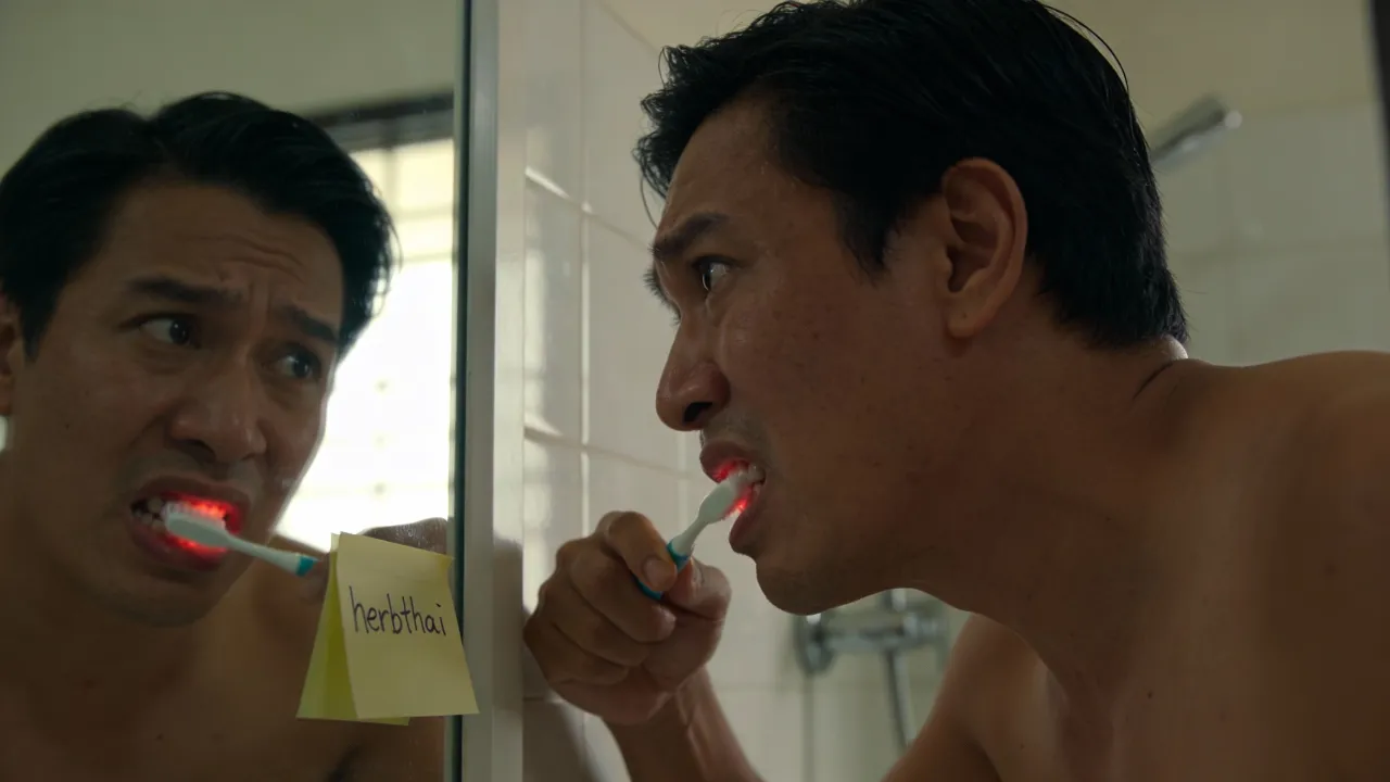 ภาพแนะนำ: เหงือกอักเสบ = สัญญาณว่า “อายุข้างใน” แก่กว่าเลขบนบัตร